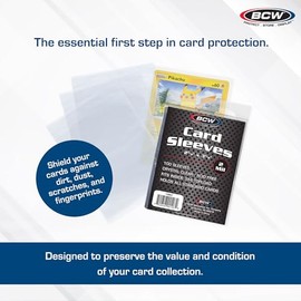 BCW Card Sleeves, 2 5/8 x 3 5/8"