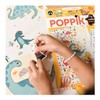 POPPIK 1841201 Sticker Poster, Dinosaur, Creative Poster with Removable Dino