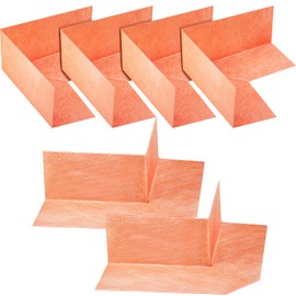 4 Pcs Inside Waterproofing Membrane and 2 Pcs Outside Waterproofing Corner Polyethylene Shower Corner Seamless Membrane Corner for Bathroom Steam Room Bathtub Walls and Surrounds