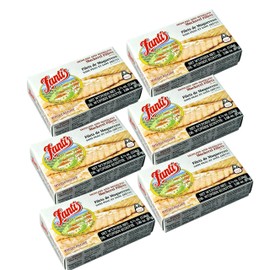 Fantis – Mackerel Fillets in Oil – Premium Wild-Caught Mackerel from Spain, Keto-Friendly Gourmet Canned Fish, Mediterranean Style, Ready to Eat, High Protein Seafood, 4.375 oz, Pack of 6