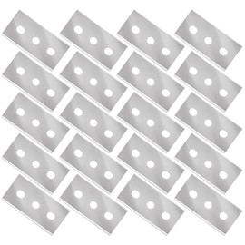 Pack of 20 Blades for Ceramic Hob Scraper, Double-Sided Scraper Blades, Scraper Replacement Blades, Hob Scraper, Cleaning Scraper, Razor Blades for Glass Scraper, Hob Scraper