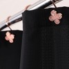 Rose Gold Shower Curtain Hooks: Pink Rust Proof Metal Shower