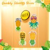 Tellegloww 4 Pcs Large Pineapple Cruise Door Decorations Thicken Car