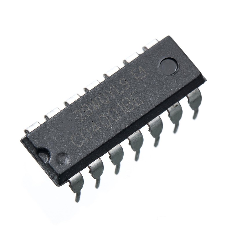 Bridgold 10pcs CD4001BE CD4001 4001 Quad 2-Input NOR Buffered B