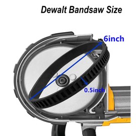 Replacement Bandsaw 650721-00 Band Saw Tires DWM120 A02807 DCS374 DW328K A02807, 5140020-79, 65072100-2 Pack