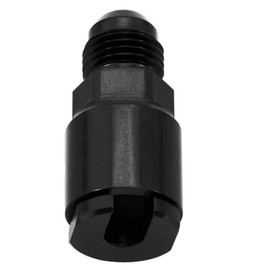 Fuel Adapter 8AN Male to 3/8 SAE Quick Disconnect Female Push on EFI Hose Fitting Aluminum Black Anodized
