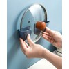 Tendiren Pot Lid Organizer, 6 Pairs of Adjustable Wall Mount