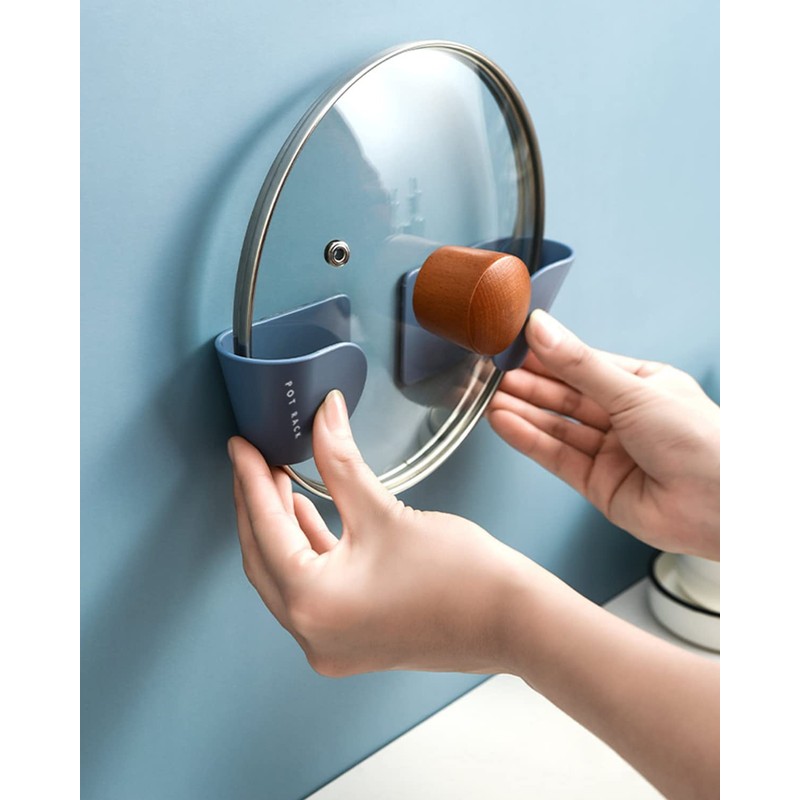 Tendiren Pot Lid Organizer, 6 Pairs of Adjustable Wall Mount