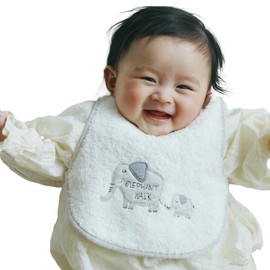 Kontex Fluffy Stey, Imabari Towel Brand Certified Product, Bib, 100% Cotton, Soft, Organic Cotton, gray