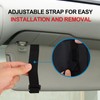 BGMTIMAI Car Sun Visor Organizer with Extendable Sunshade,Upgraded Version Multi-Pocket