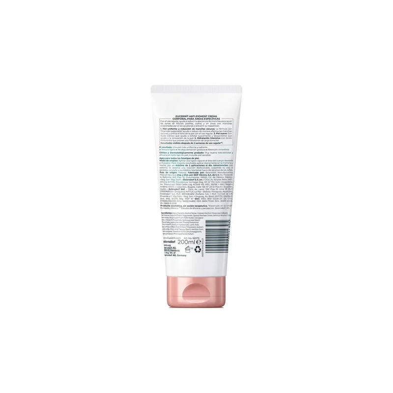 Crema Corporal Anti-pigment Suaviza 200 Ml Eucerin