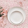 Bnejvif Pink Sakura Oval Tablecloth Floral Flowers Print Oval Table