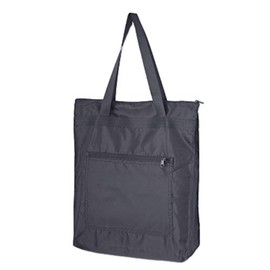 Gensiryoku Sensuikan Eco Bag, Folding Shopping Bag, Waterproof, Portable, Convenient Storage, Durable, Large Size, Zippered, 5 Colors, Black