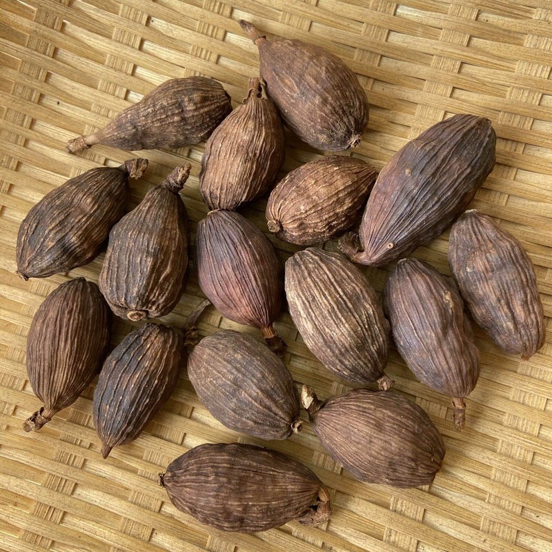 100g-500g Organic Cardamom Yunnan Seasonings Black Cardamon Smoky Flavour Spices