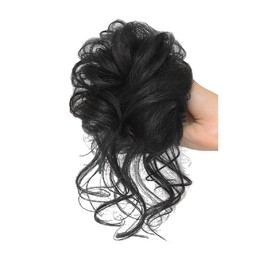 Short curly hair ball Wig Fancy Dress Cosplay Role play POP Party Costume Women's Ladies (Black)