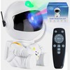 ZASHMART Astronaut Galaxy Projector, 360° Adjustable Night Light Projector with