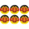 DDR Doming Sticker 6 Pieces – Car Motorcycle Biker Flag