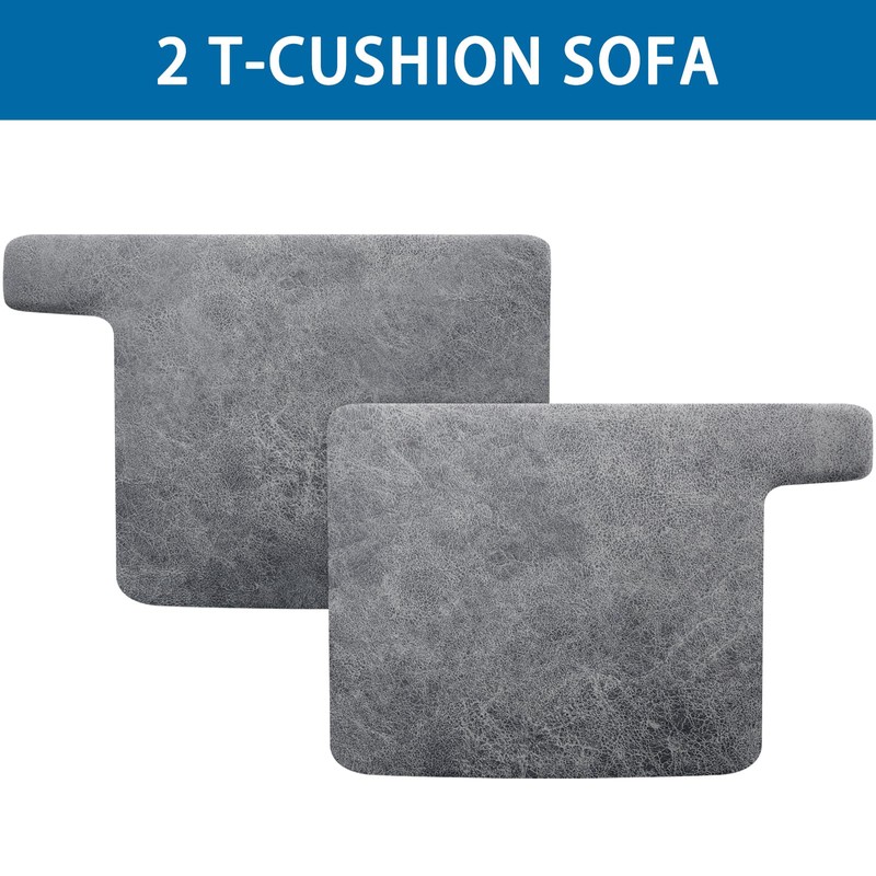 Imnopqr Couch Cushion Covers Leather Look T Cushion Slipcovers Sets