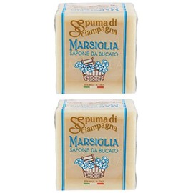 Italsilva:"Spuma di Sciampagna" Laundry Marseille Soap Cube 8.82 Ounce (250gr) Packages (Pack of 2)