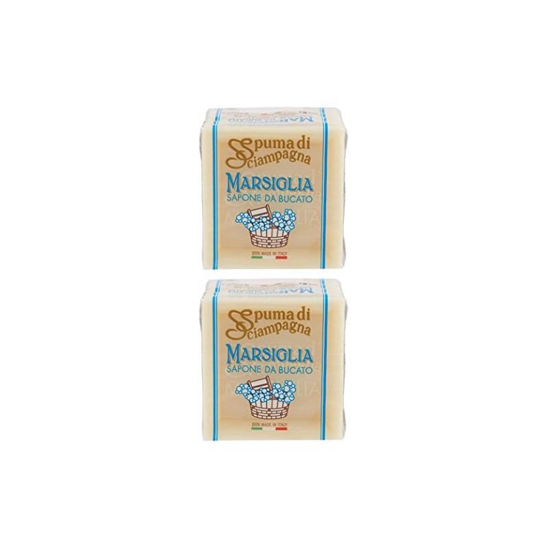 Italsilva:"Spuma di Sciampagna" Laundry Marseille Soap Cube 8.82 Ounce (250gr)
