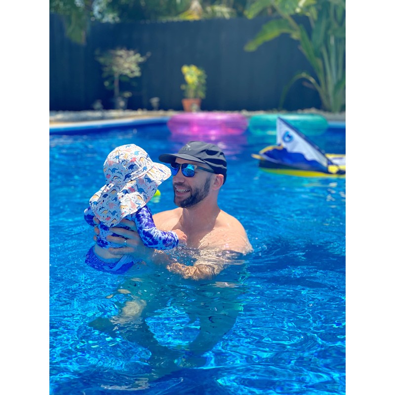 Funky Junque Kids Patterned Bucket Hat - Dinosaur (Infant)