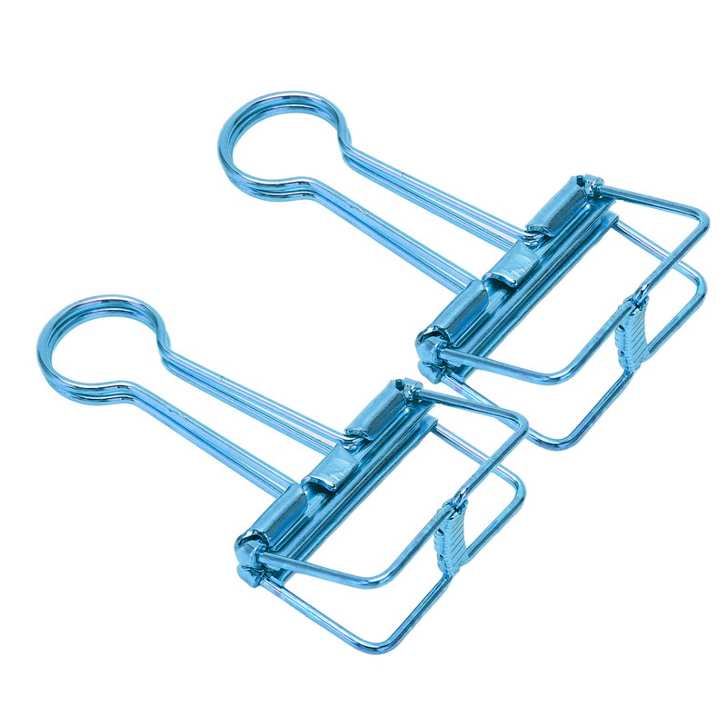 50Pcs Hollow Binder Clips Metal Paper Binder Clips for Documents