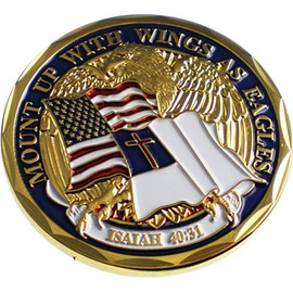 NEW "Mount Up With Wings As Eagles" Challenge Coin