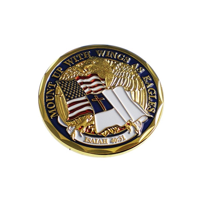 NEW "Mount Up With Wings As Eagles" Challenge Coin