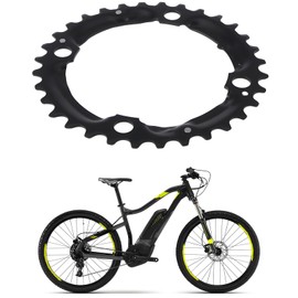 Briny River 32T 4-Hole Mountain Bike Chainring 104BCD Steel Compatible with Haibike Sduro Hardnine Compatible with Hardseven