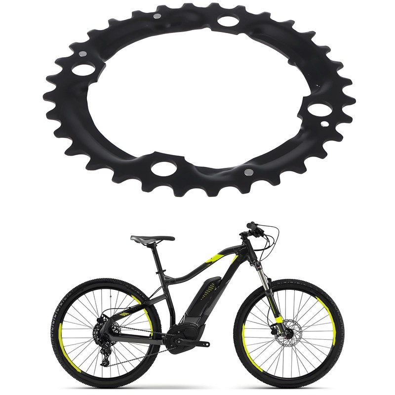 Briny River 32T 4-Hole Mountain Bike Chainring 104BCD Steel Compatible