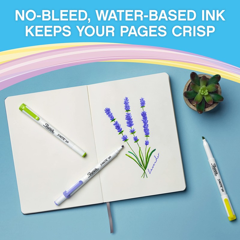 Sharpie S-Note Duo Highlighters | Dual Ended Pastel Creative Markers