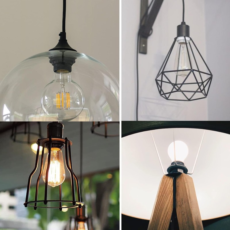 E26/E27 Light Socket Ring, Lamp Shade Holder Adapter Ring, Thread