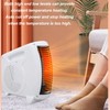 Portable Fan Heater Quick Heating Adjustable Temperature Mini Space Heater