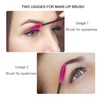 Disposable Eyelash Brushes - ShiningUU 200 Pcs Premium Fiber Bristles