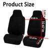 BESULEN - Juego de 2 fundas de asiento delantero de
