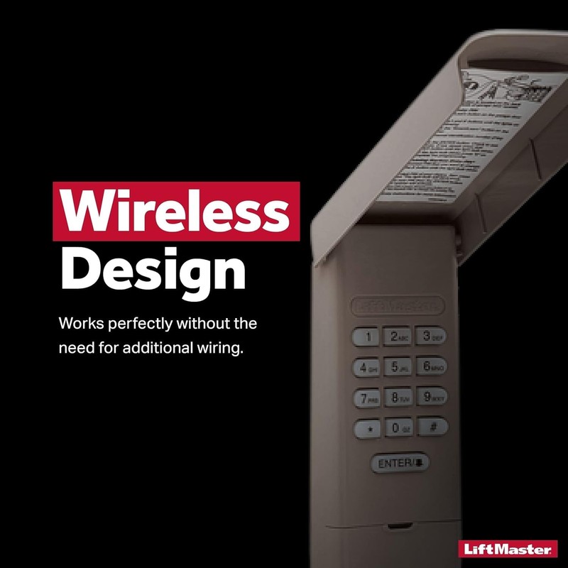 LiftMaster 877LM Wireless and Keyless Entry Keypad for Garage Door