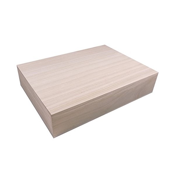 Paulownia Box, Total Paulownia Box for Gifts, A4 Size (A4 Clear Holder is just the right size)