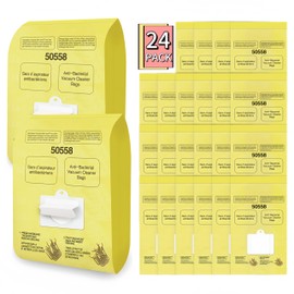 24 Pack 5055 50558 Vacuum Bags for Kenmore Canister Type C/Q 50555 50557 Replacement vacuum cleaner bags for kenmore canister 200 400 600 800 Series Vacuum Cleaner