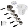 Measuring Cups and Spoons Set Stainless Steel Including 5 Heavy