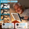 30X 6X Rechargeable Magnifying Glass for Reading, Large Full Page