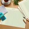 Fulmoon 5 Pack 250 Sheets Ledger Paper Accounting Columnar Pads