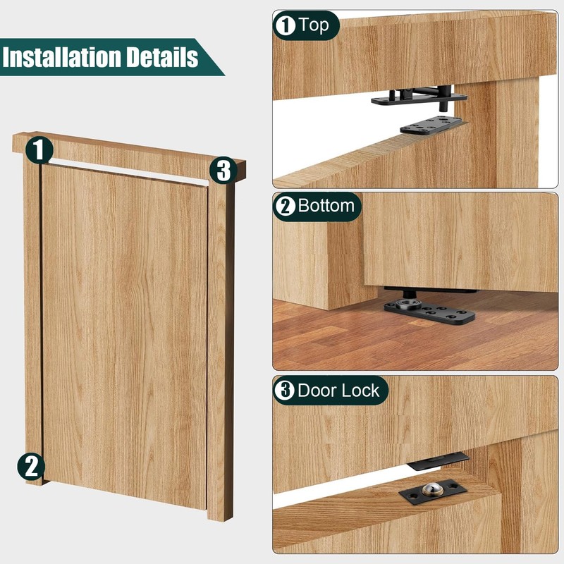 Hidden Door Hinge 573LB Load-Bearing, Tuykay Stainless Steel Hidden Hinges