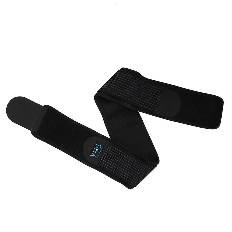 Breathable Adjustable Sacroiliac Lumbar Support Belt Black M