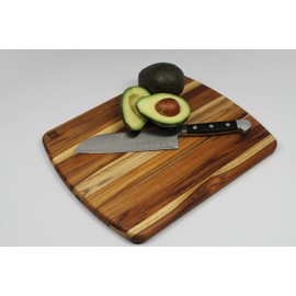 Madeira Utility Cutting Board, Teak Edge-Grain, 13.5" x 11.5"