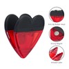Heart Shape Plastic Refrigerator Magnet Clips Sets，Magnet Paper Clips, Snacks