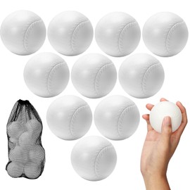 Plastic T Balls 12 Toddler Baseballs Replacement T-Ball Set Kids Baseball Game Playing and Perfect Baseballs for Kids Player Training Ball Practice Tee-Balls