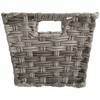 Whitmor Split Rattique Gray Wash Small Tote