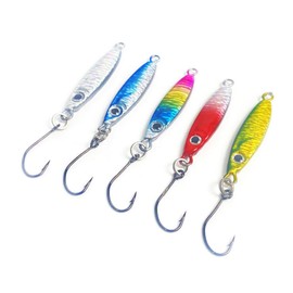 Sosoport 10pcs Convenient Fake Baits Creative Fresh Water Sinking Hooks for Bass Fishing Lures Vibrant Colors for Catching