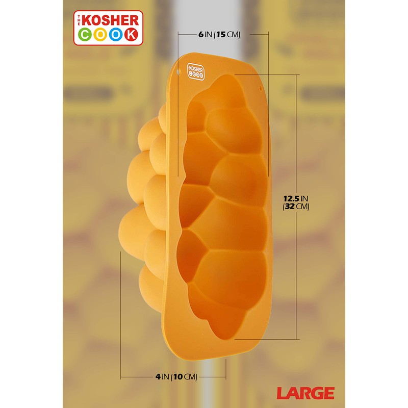 The Kosher Cook Silicone Braided Challah Mold - Large -