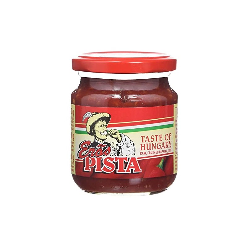 Hungarian Freshly Crushed Paprika - Hot 200g (Eros Pista)